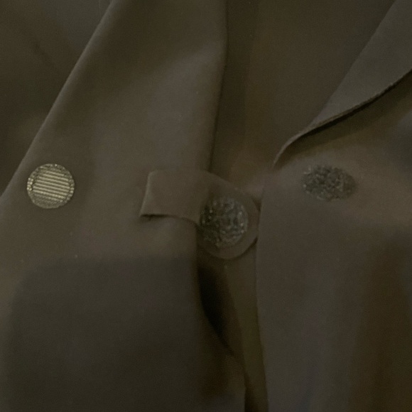 NWT Norma Kamali Sleeveless Single Breasted Long Jacket Vest Buttons Blazer - Picture 8 of 12